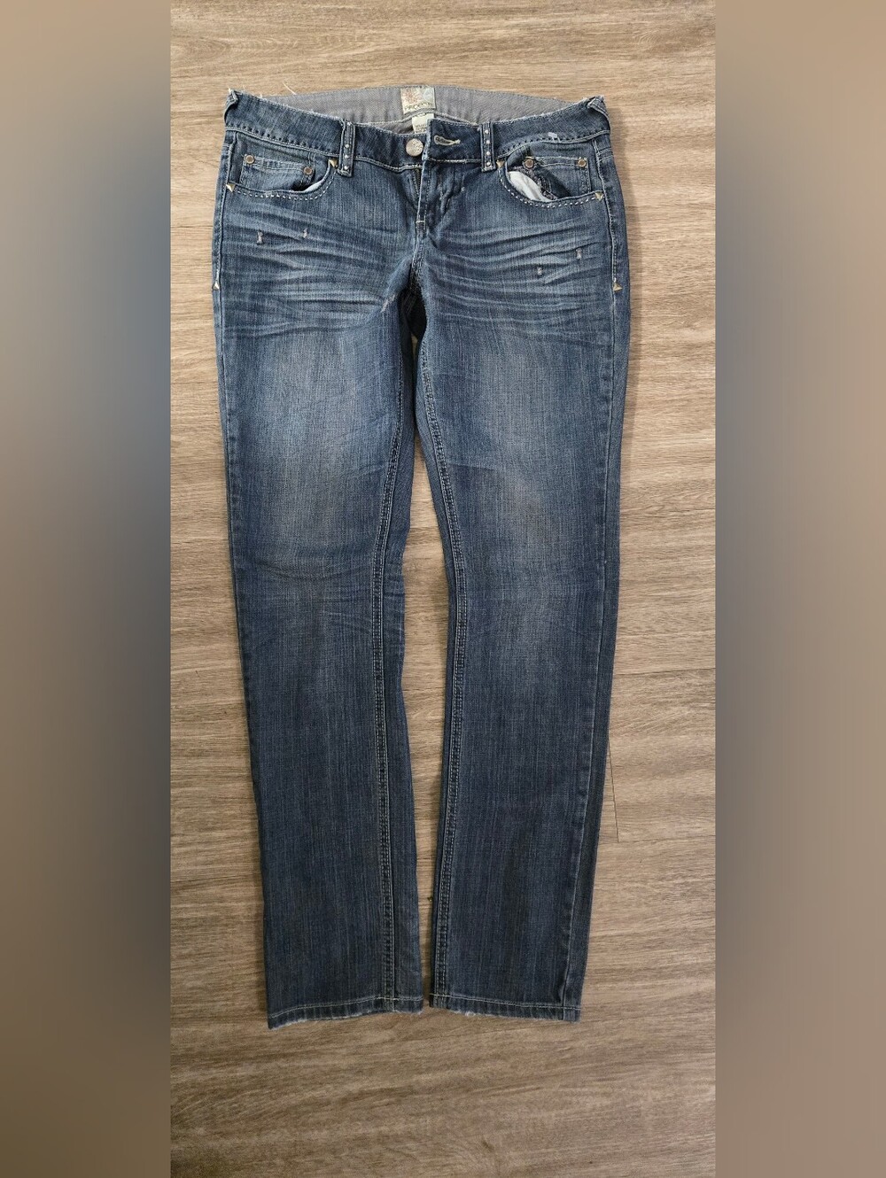 Arden B Y2K Embellished Rhinestone Studded Jeans Size 10